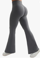 Ribbed Yoga Pants for Gym & Fitness back view