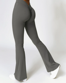 Ribbed Yoga Pants for Gym & Fitness close-up fabric