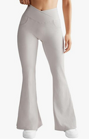 Ribbed Yoga Pants for Gym & Fitness back view